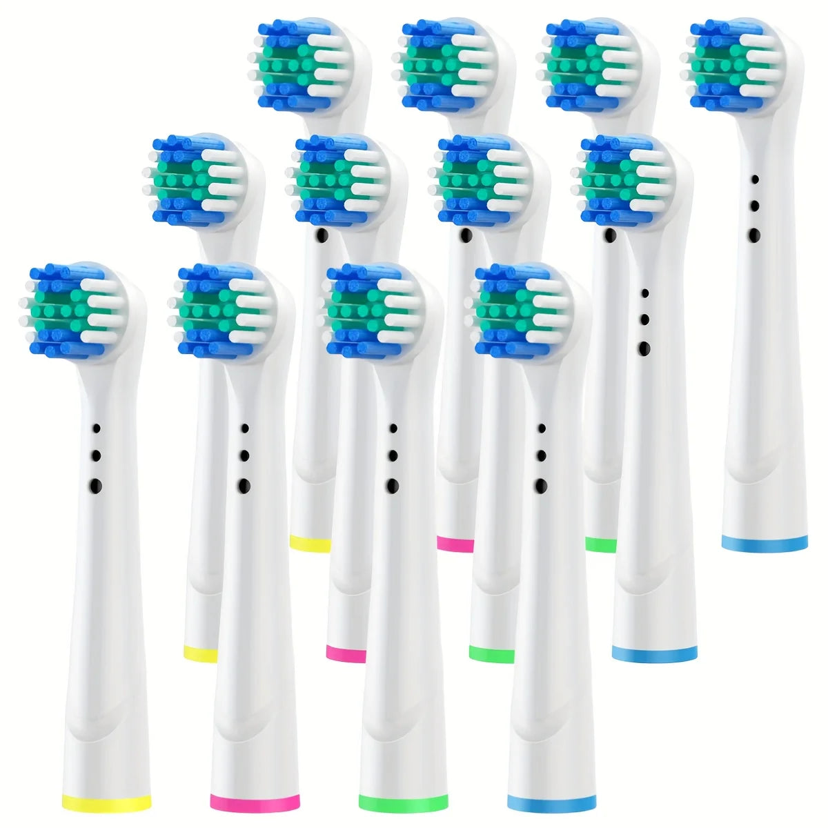 Replacement Electric Toothbrush Heads - 4/12/16 Pack Soft Bristle Brush Heads Compatible with Professional Electric Toothbrush Handles