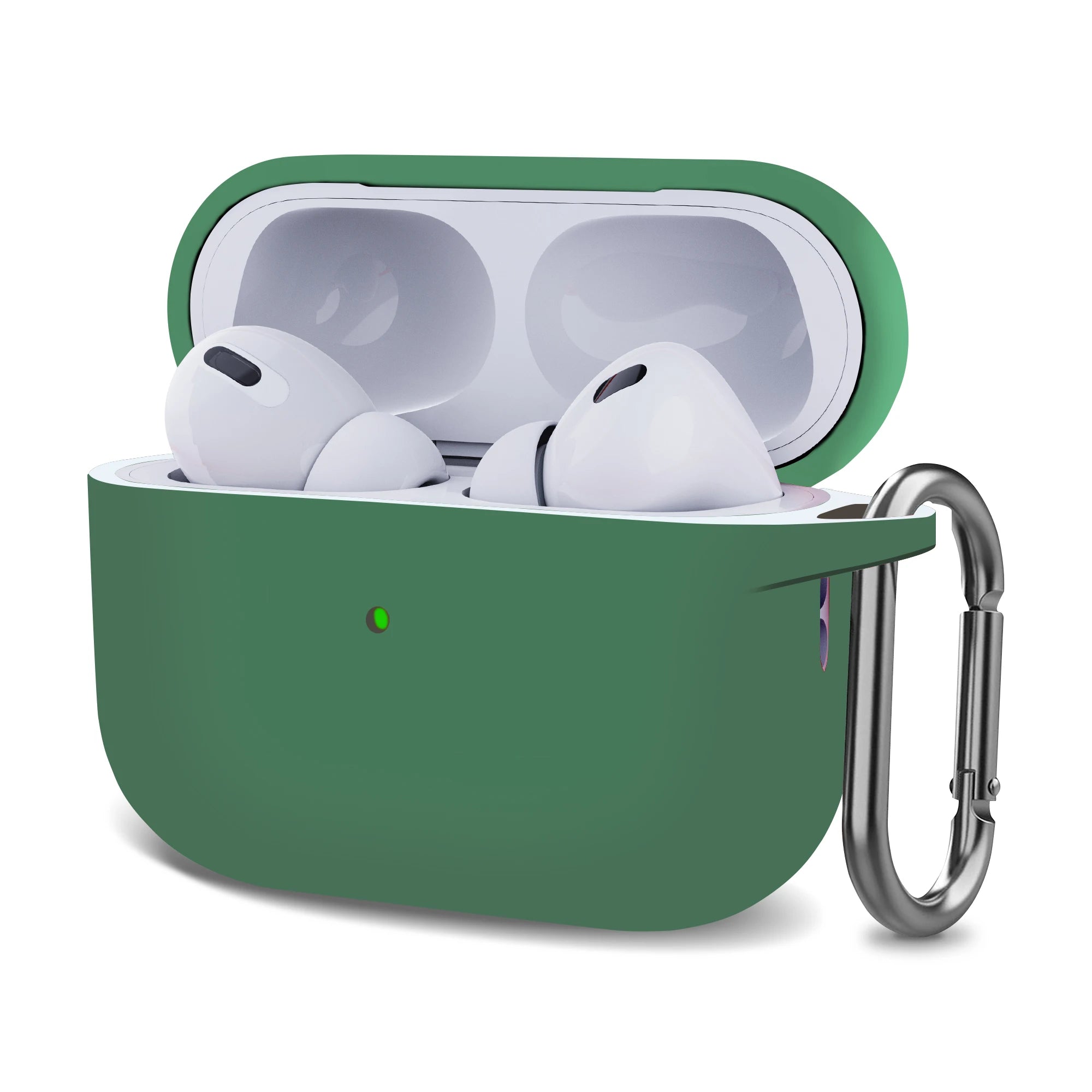 Silicone Earbud Charging Case Cover — Soft TPU Shockproof Protective Case for True Wireless Earbuds (1-Pack)