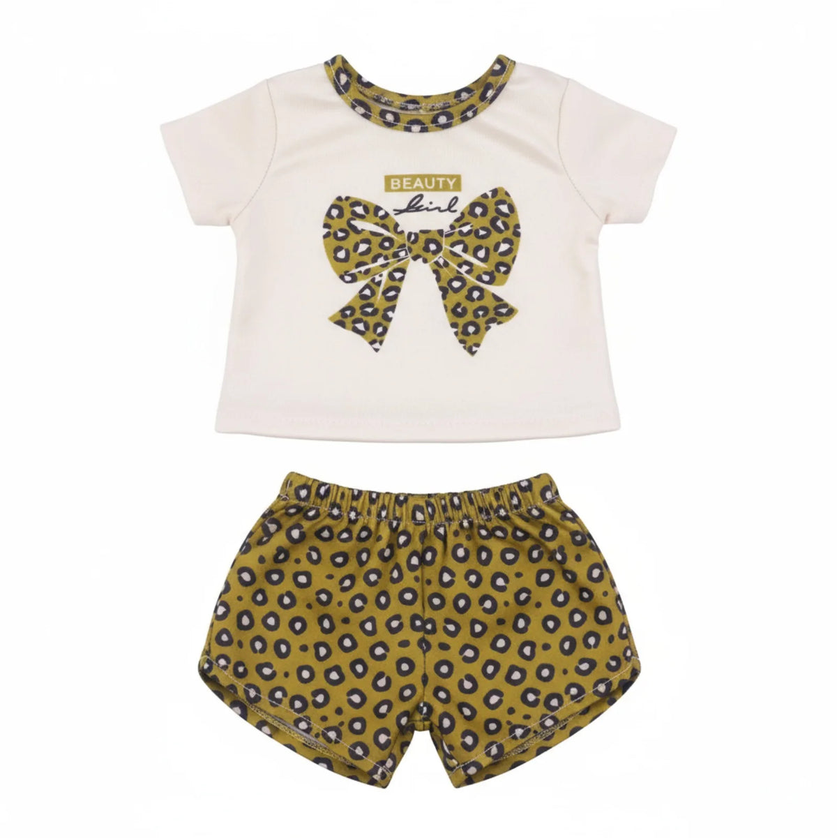 Cute Printed T-Shirt Top for 18-Inch (45.7 cm) & 43 cm Dolls, Short Doll Tee