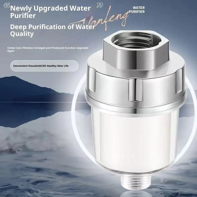 Universal Faucet & Shower Water Filter - High-Density PP Cotton Cartridge for Kitchen & Bathroom (1-Pack)
