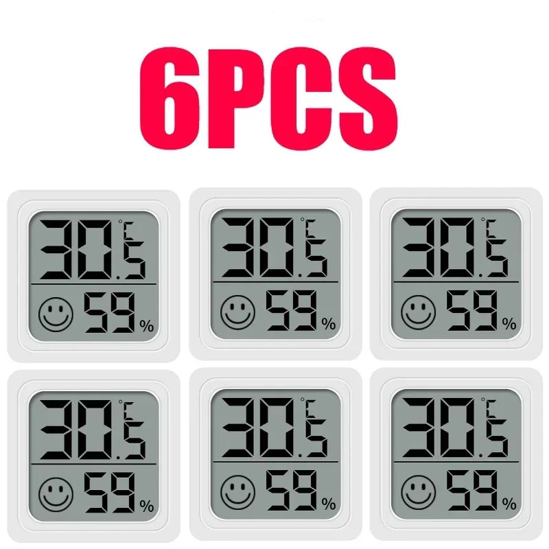 LCD Digital Thermometer Hygrometer - Indoor Temperature & Humidity Gauge Electronic Room Sensor Weather Station