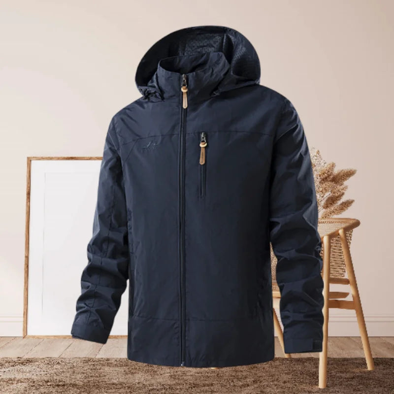 Men's Stormtrooper Windproof Hoodie Jacket - Lightweight Autumn/Winter Casual Zippered Sport Coat