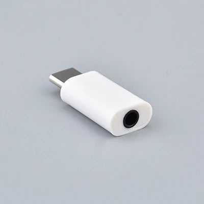 USB-C to 3.5mm Headphone Adapter – Type-C Male to 3.5mm Female Audio Converter for Phones & Tablets