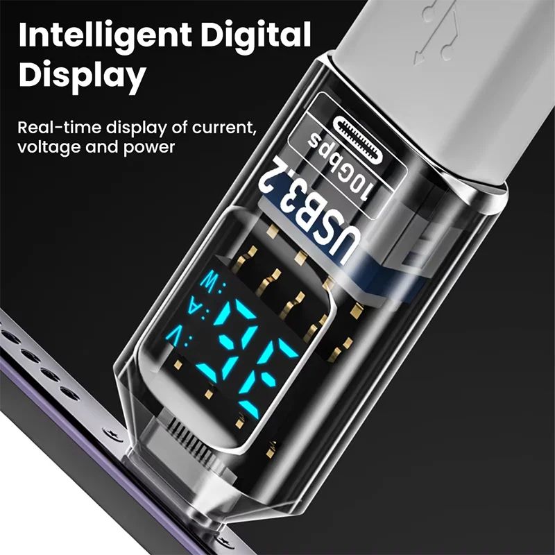 USB 3.2 USB-A to USB-C Adapter (10Gbps) — Fast Charging & High-Speed Data Transfer for PC Laptop