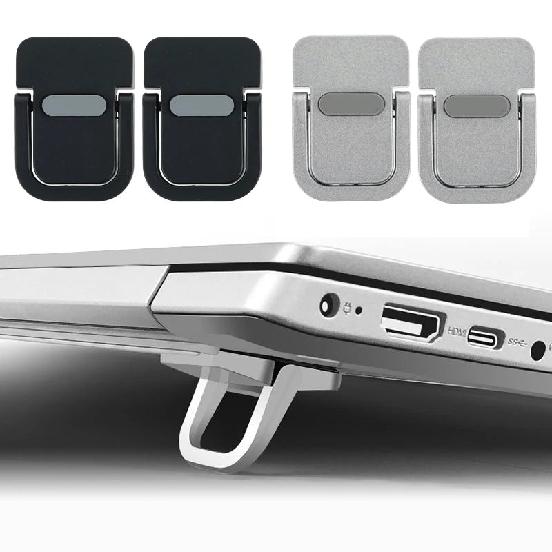 2-Pack Mini Portable Laptop Riser Stand for Laptops & Notebooks, Ergonomic Desktop Height Elevator