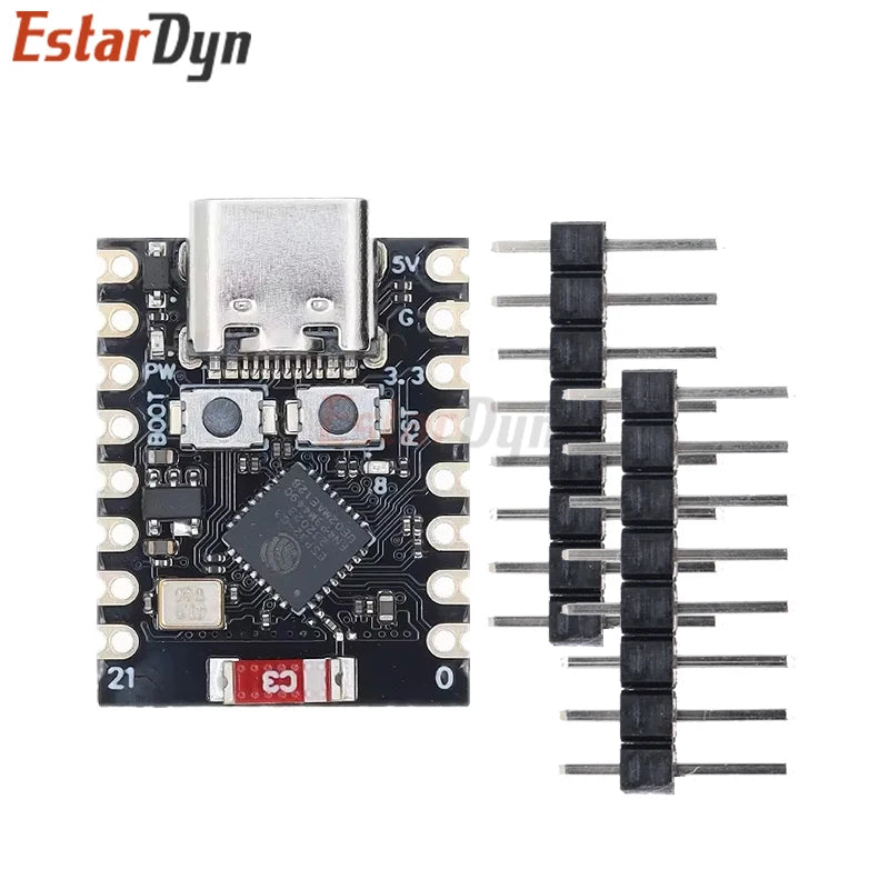 Ultra-Compact WiFi Bluetooth Mini Development Board – SuperMini Expansion Board