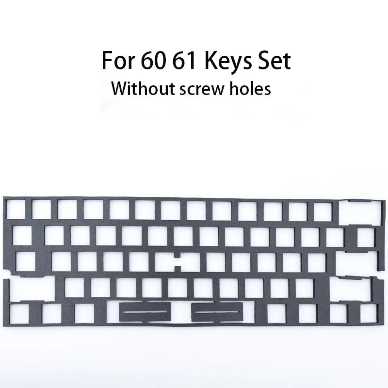 Poron Sandwich Foam Keyboard Dampening Pads — Soft Sound-Absorbing Switch Dampeners for 60/61/63/64/68/75/84/87/96/98/100/104/108-Key Layouts