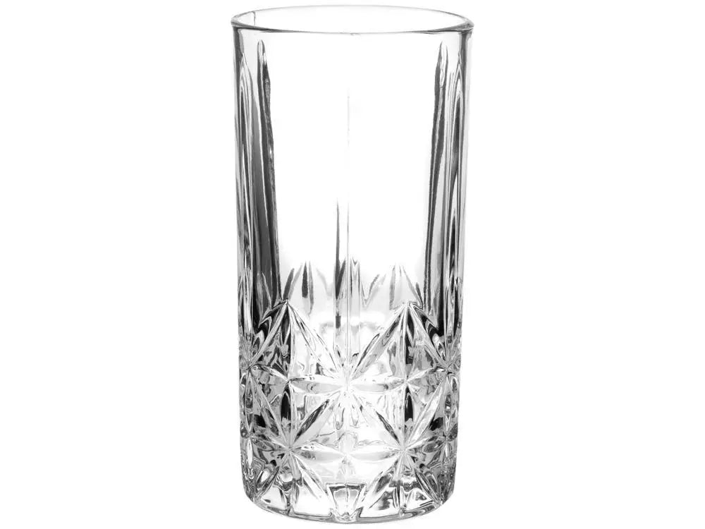6-Piece 350ml (12 fl oz) Glass Highball Tumbler Set - Clear
