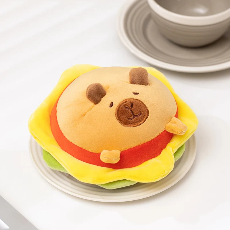 Cartoon Egg and Toast Plush Pillow Breakfast Stuffed Doll Cute Food Plush Gift