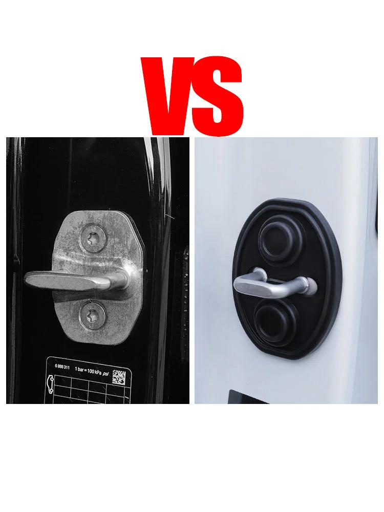 Car Door Silicone Shockproof Pads - 2/4 Pack Door Closing Mute Shock Absorber Cushions