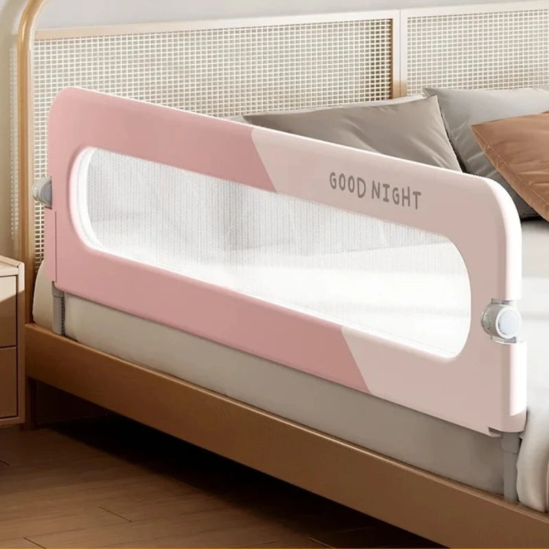 Foldable Baby Bed Rail Guard – Anti-Fall Safety Barrier for Infants & Kids, 150/180/200 x 70 cm (59/71/79 x 27.6 in)
