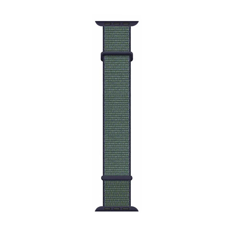 Nylon Braided Breathable Watch Band – Fits 38/40/41/42/44/45/46/49 mm (1.50–1.93 in) Smartwatches