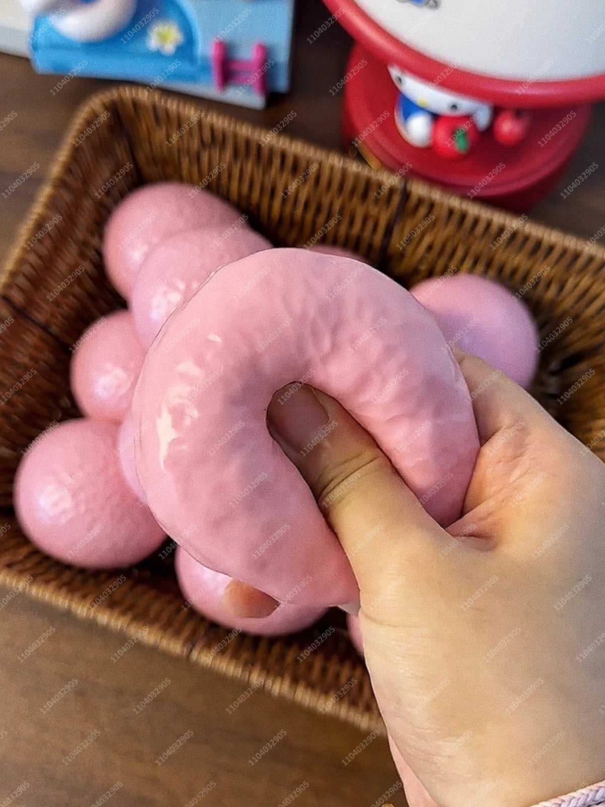 Crunchy Whipped Cream Squishy Stress Ball Moldable ASMR Fidget Toy for Adults