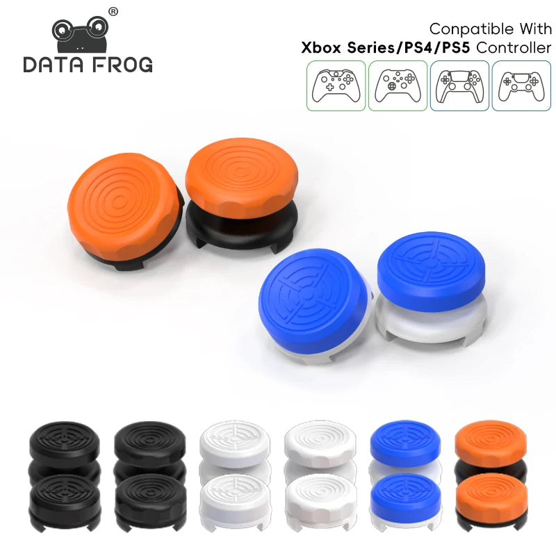 High-Rise Thumbstick Extenders for PS4, PS5 & 8BitDo Ultimate Controller – 2-Pack Silicone Joystick Grips