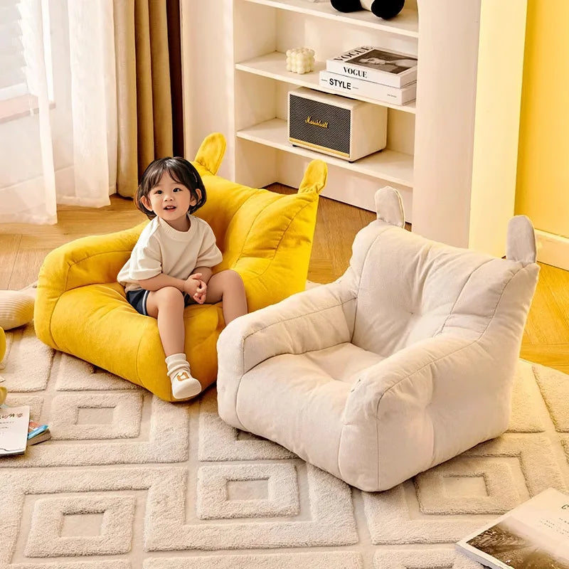 Toddler Armchair Upholstered Kids Sofa Chair for Boys & Girls, Single-Seat Mini Couch for Playroom with Lightweight Washable Cover