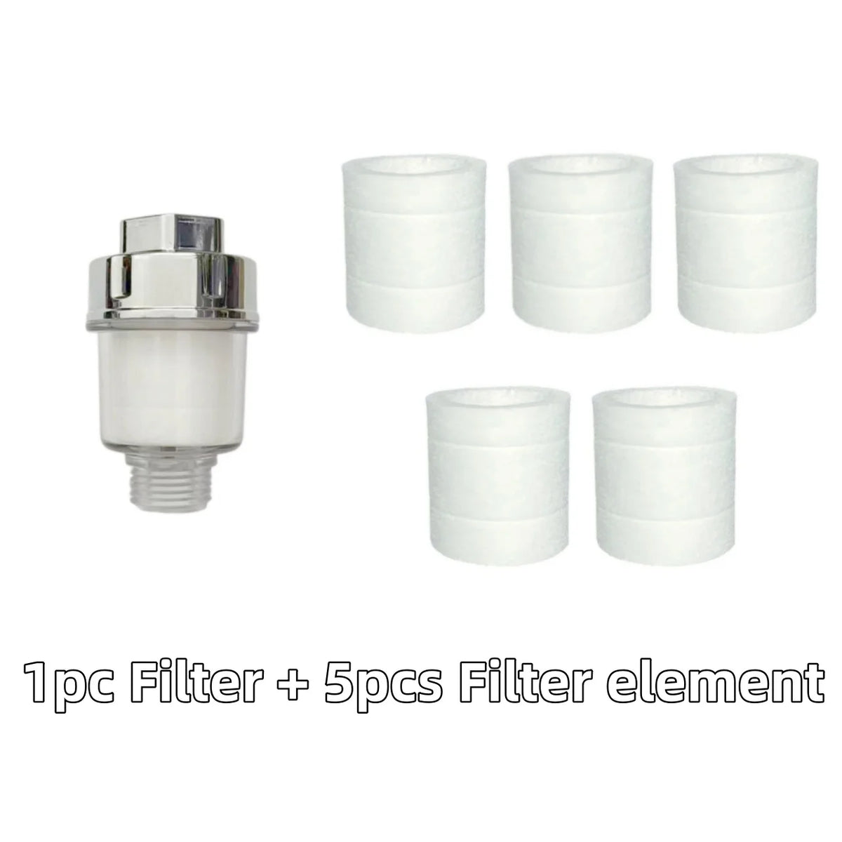 Universal Faucet Water Purifier Kit High-Density PP Cotton Filter for Kitchen and Bathroom