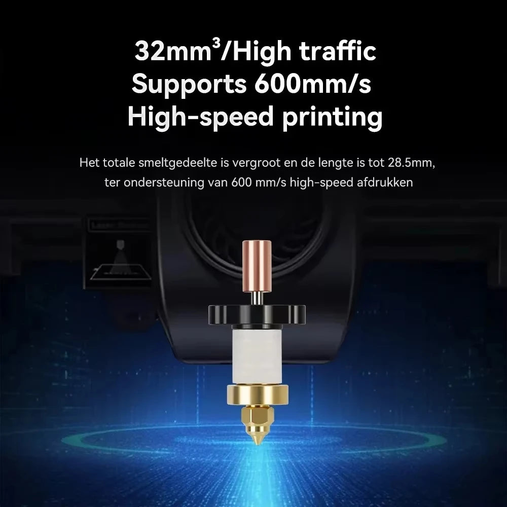 Hotend Nozzle Extruder Replacement Kit with Ceramic Heating Block 300°C (572°F) for 3D Printers