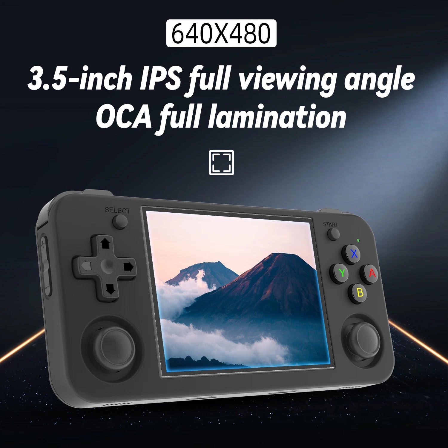 Retro Handheld Game Console 3.5-inch (8.9 cm) IPS Screen, Quad-Core, Bluetooth & Wi‑Fi, HDMI Output, 3,300 mAh Battery, 64GB (Expandable to 512GB), 5,500+ Games