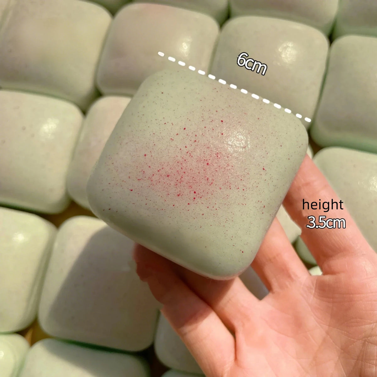 Squishy Square Bread Toast Stress Relief Toy view 5