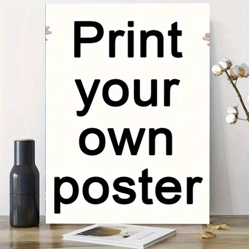 Custom Canvas Poster – Personalized Movie, Wedding & Family Wall Art for Living Room & Bedroom