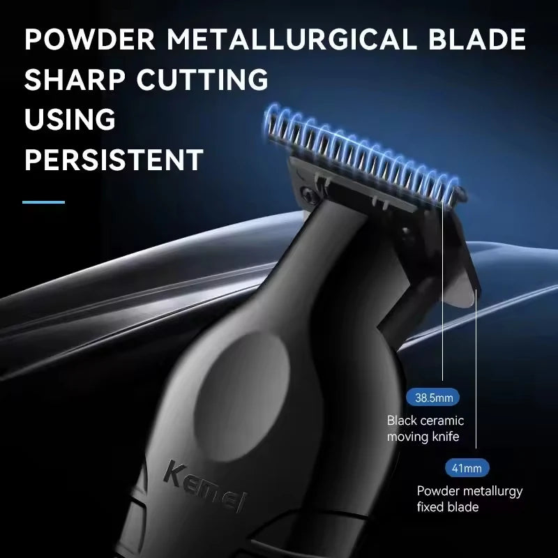 USB Rechargeable Cordless Hair Clipper & Shaver Kit - Men's Beard Trimmer Travel Barber Set