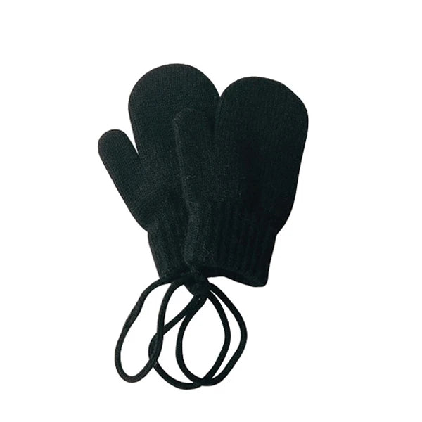 Kids Wool Winter Mittens Candy-Colored Knitted Gloves for 1-4 Years (14.5 x 9 cm / 5.7 x 3.5 in)