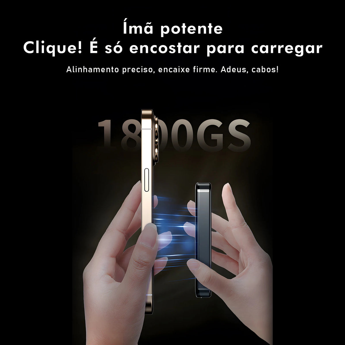 Magnetic Wireless Power Bank 20W Portable Charger - USB-C Two-Way Quick Charge Metal External Battery
