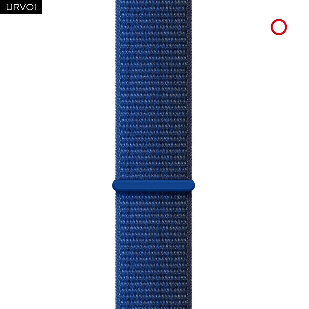 Nylon Sport Loop Band for Apple Watch — Breathable Hook & Loop Fastener — Fits 42/44/45/46/49mm