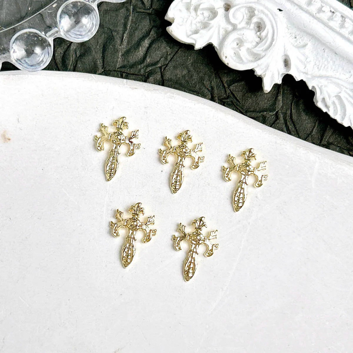 20-Pack 3D Cross Nail Charms for DIY Manicure view 19