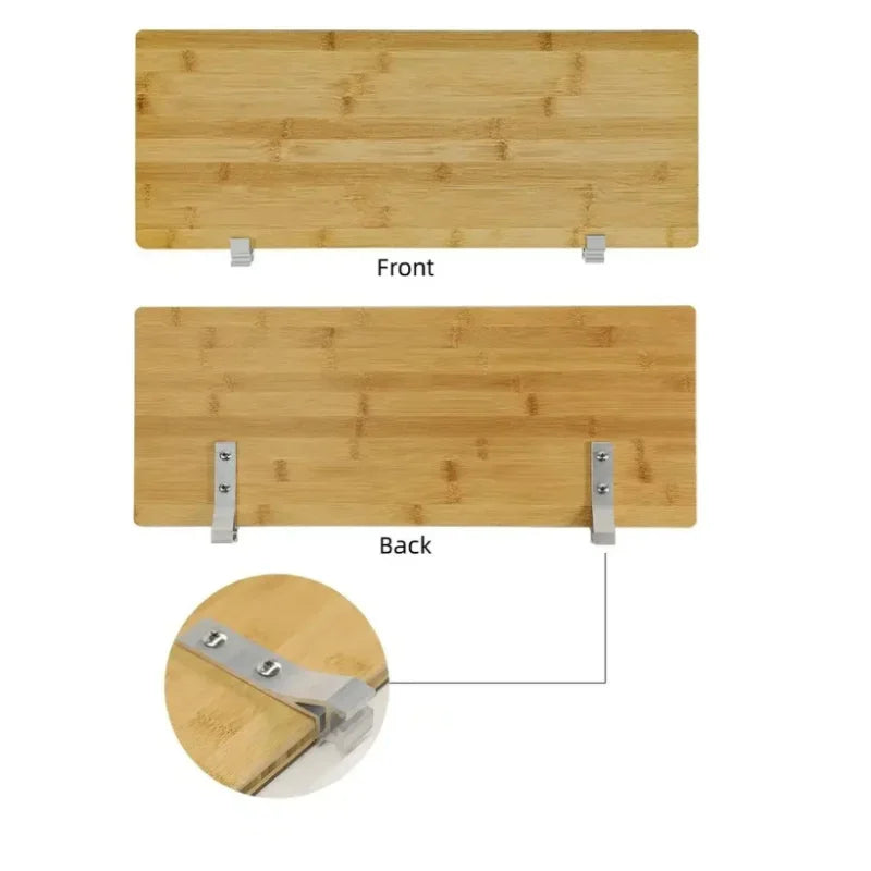IGT Bamboo Extension Table Top – Outdoor Camping Kitchen Side Table Module for Picnic & Dining
