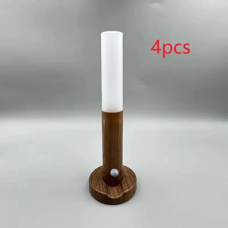 USB Rechargeable Magnetic LED Motion Sensor Night Light – Portable Wall Lamp for Hallway, Bedroom, Stairs, Closet & Cabinet
