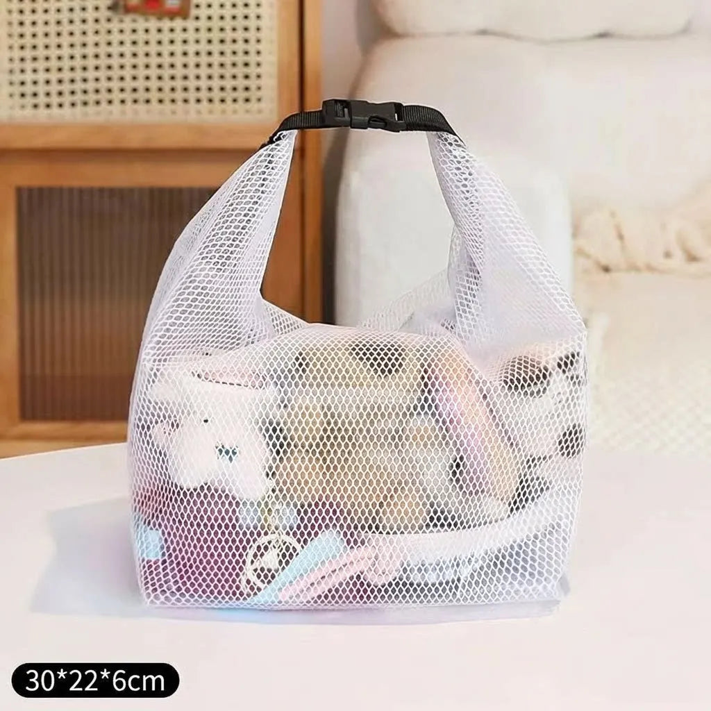 Clear Waterproof Travel Cosmetic Bag - Large Transparent Toiletry Pouch 27 x 24 x 17 cm (10.6 x 9.4 x 6.7 in)