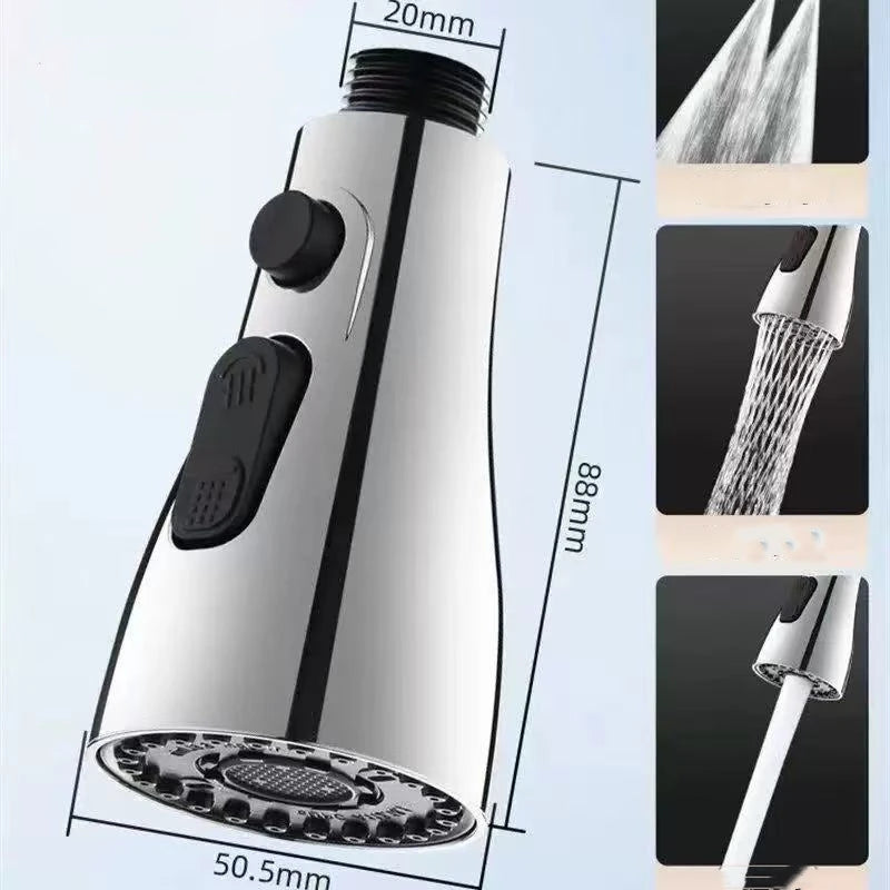 Universal Faucet Aerator & Pull-Out Spray Head view 2