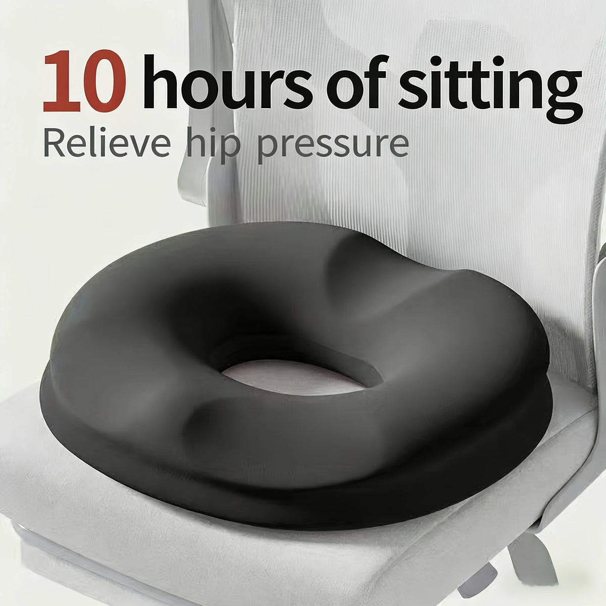 Donut Memory Foam Seat Cushion for Car & Office