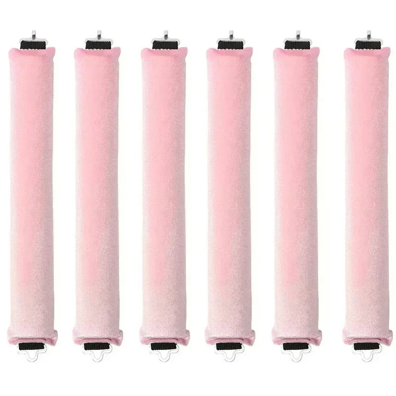 Heatless Hair Curler Headband - Soft Flannel Sleeping Curling Rod for No-Heat Overnight Waves