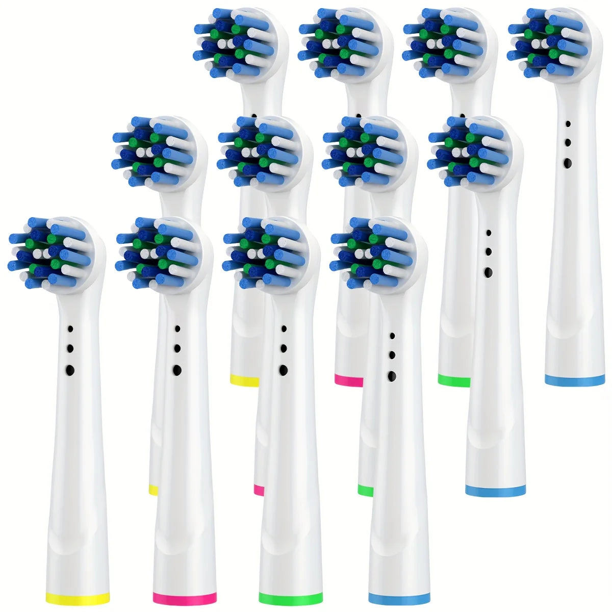 Replacement Electric Toothbrush Heads - 4/12/16 Pack Soft Bristle Brush Heads Compatible with Professional Electric Toothbrush Handles