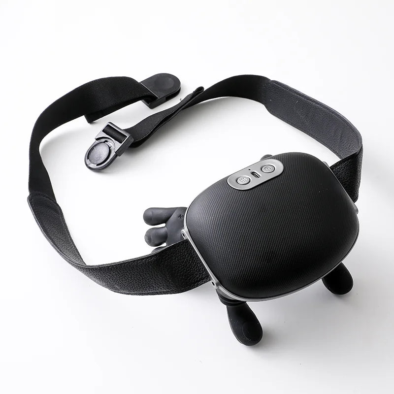 Wireless Electric Neck & Shoulder Massager with Finger-Style Nodes, Battery-Powered