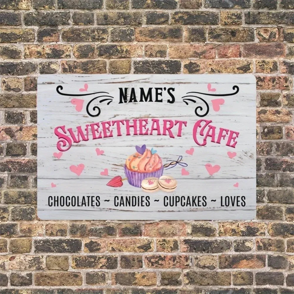 Custom 2D Metal Wall Sign 20 x 30 cm (7.9 x 11.8 in) Unframed Tin Plaque - Decorative Indoor & Outdoor Yard Ornament