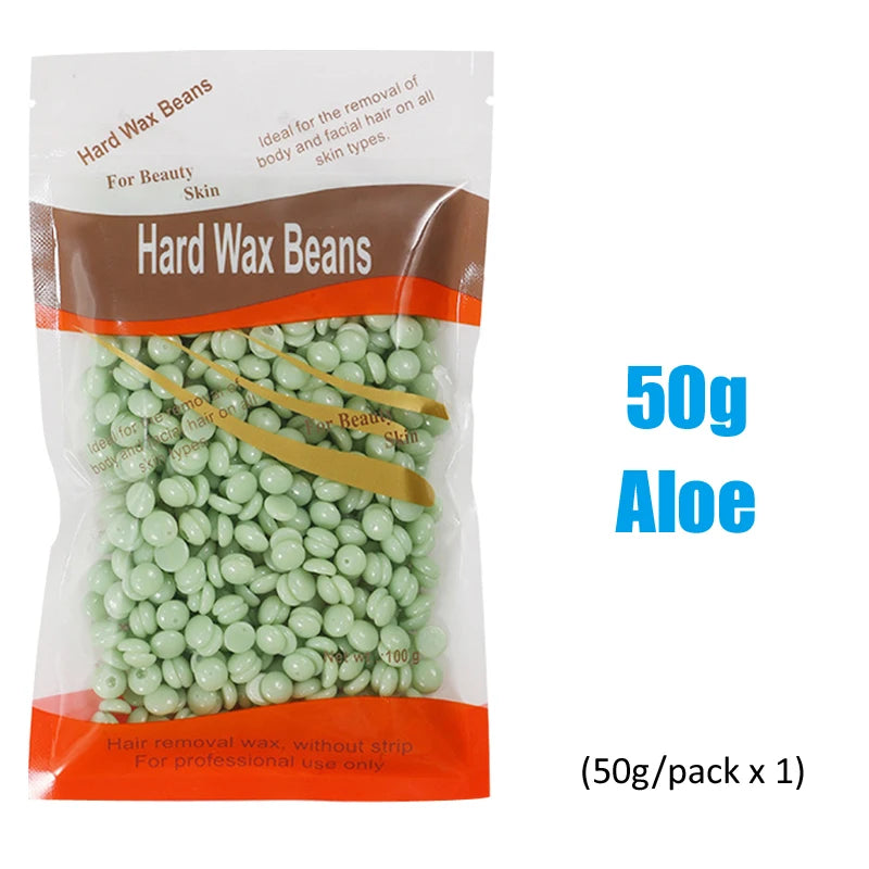 Hard Wax Beans for Hair Removal – 500g/200g/50g (17.6 oz/7.1 oz/1.8 oz) Pearl Wax for Wax Warmers | Body & Brazilian Waxing