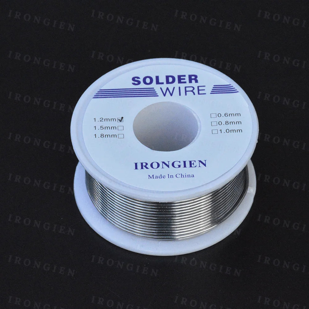 High-Purity Mixed Tin Rosin-Core Solder Wire, Dia 0.6–1.5mm (0.024–0.059 in), 8g / 50g Reel for Electrical Soldering