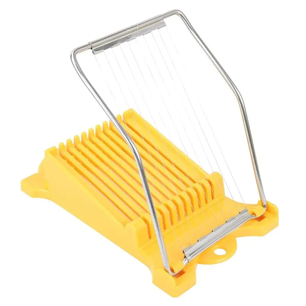 Multi-Function Stainless Steel Egg & Luncheon Meat Slicer, Banana Cheese Strawberry Cutter Kitchen Gadget