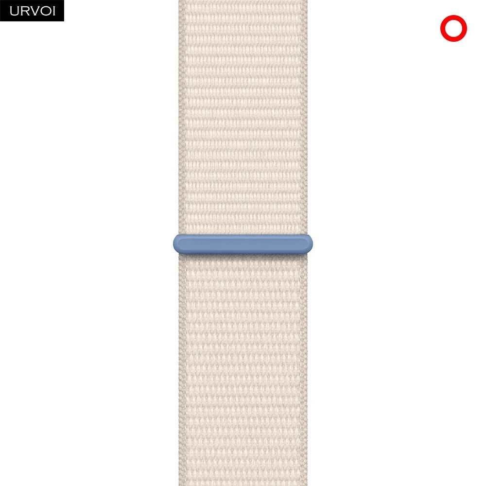 Nylon Sport Loop Band for Apple Watch — Breathable Hook & Loop Fastener — Fits 42/44/45/46/49mm