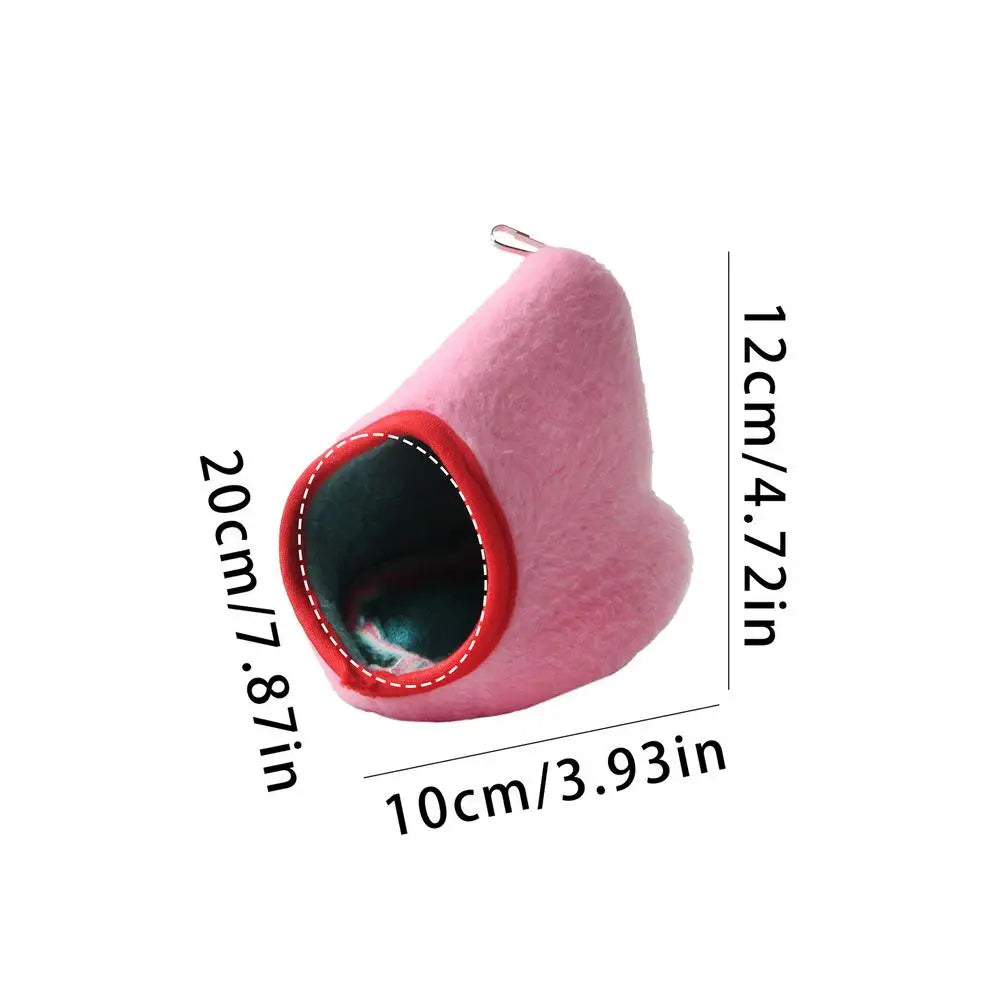 Hangable Small Pet Hammock – Hamster, Ferret & Guinea Pig Cage Bed, Polyester Climbing Perch & Cozy Hideout