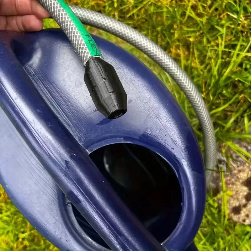 Self-Priming Shake Siphon Pump - Manual Water Transfer & Hose Drainage Tool for Garden, Patio, Marine & Auto