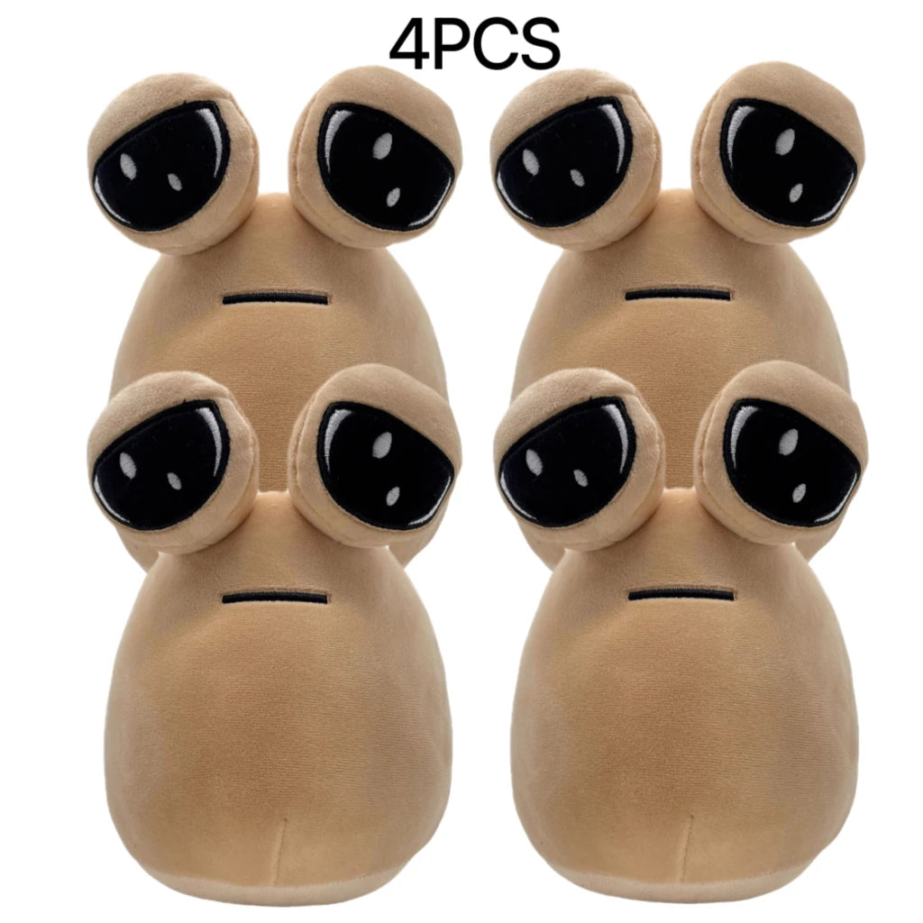 The Maw My Pet Alien Pou Kawaii Plush Toy 22 cm (8.7 in) - 1-6 Pack Kids Birthday & Christmas Gift
