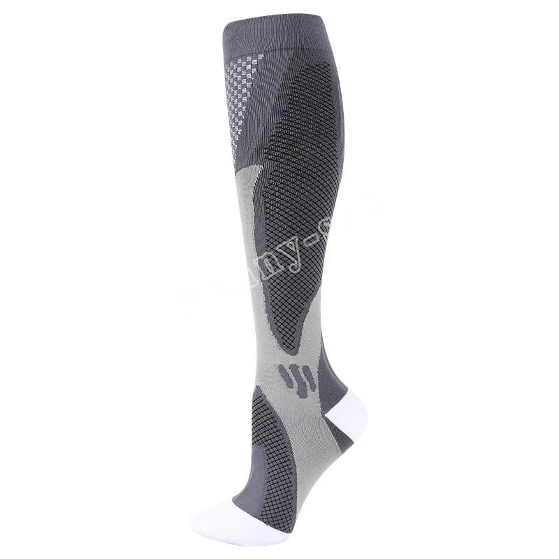 Compression Socks 20-30 mmHg - Medical & Sports Support for Travel, Pregnancy, Varicose Veins, Edema (Unisex)