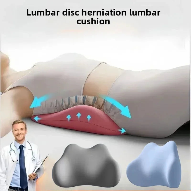 Memory Foam Lumbar Support Pillow – Multifunctional Back Cushion 15 x 9 x 4.7 in (38 x 23 x 12 cm)