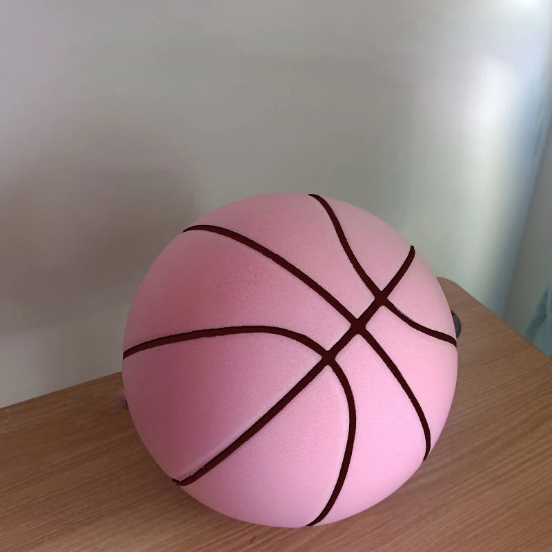 Silent Indoor Basketball Size 7 — Mute PU Foam Ball, High-Elastic