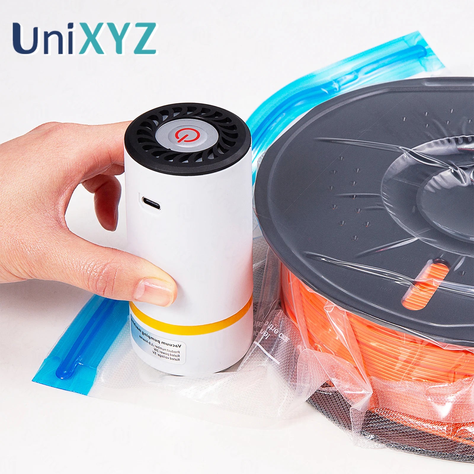 3D Printer Filament Vacuum Storage Bags for 0.5–1kg PLA ABS TPU PETG, 30 x 34 cm (11.8 x 13.4 in) Moisture-Proof