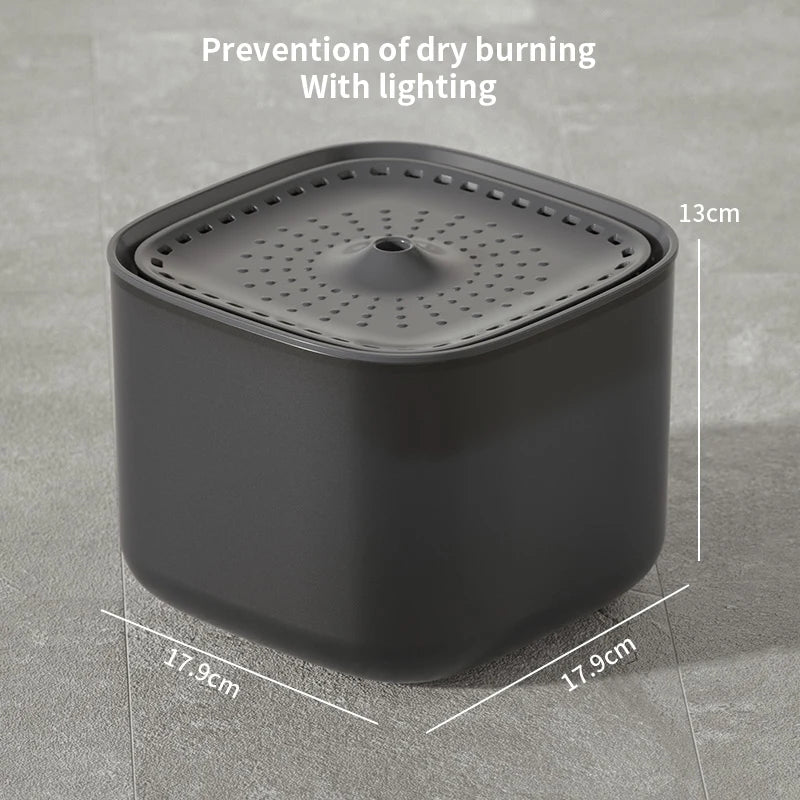 3L (0.79 gal) Cat Water Fountain — USB Electric Silent Auto-Recirculating Pet Water Dispenser with Filter